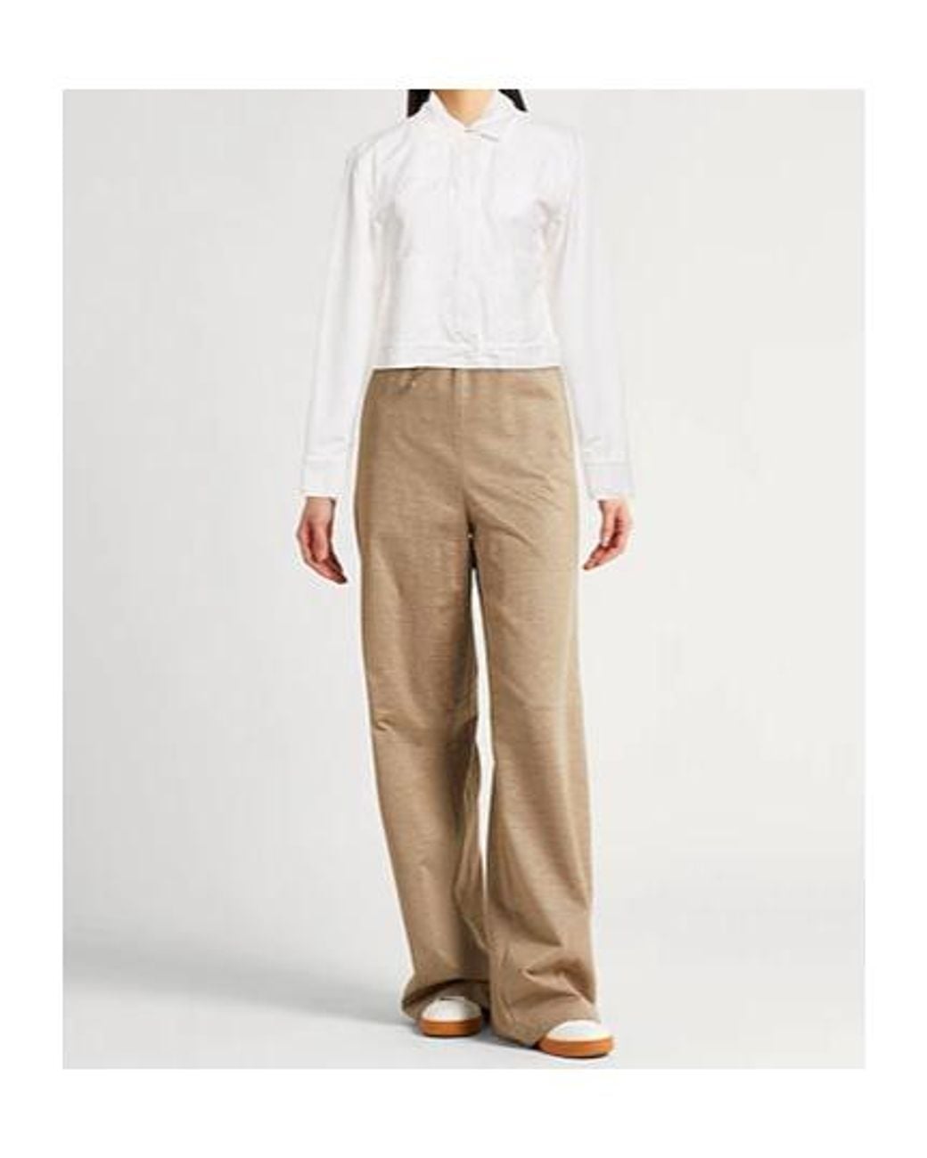 Sportmax White Collared Casual Jacket