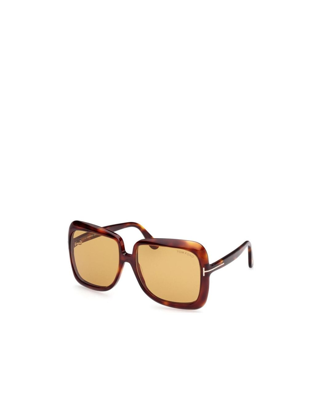 Tom Ford Metallic Eyewear Lorelai Oversized Frame Sunglasses