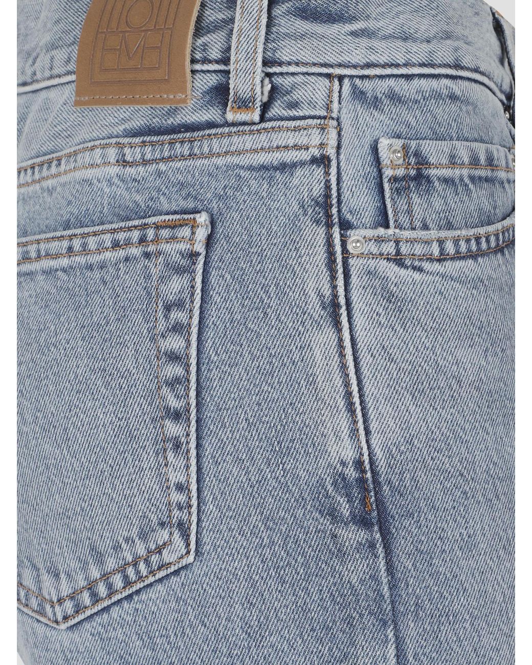 Totême Blue Jeans With Belt Loops