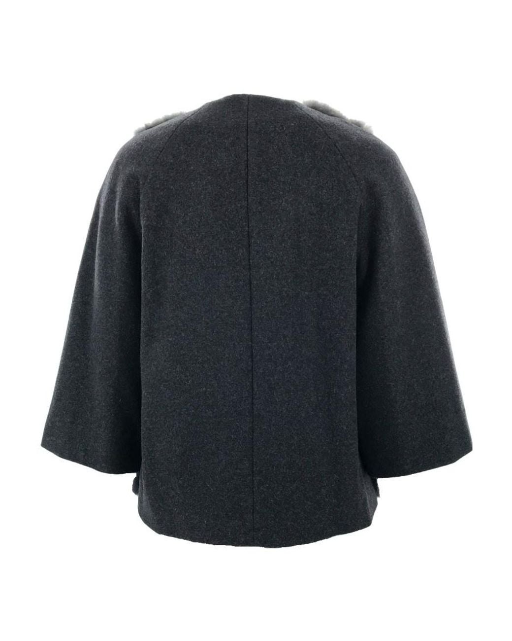 Weekend by Maxmara Gray Patchwork Casual Jacket