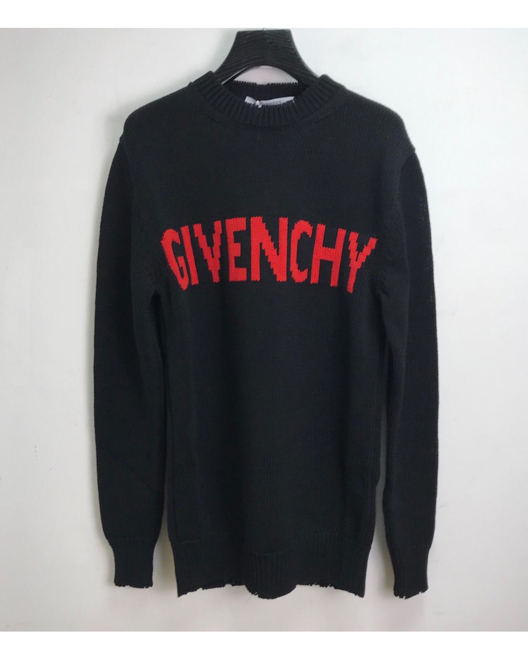 Givenchy Black Logo Letter Pullover