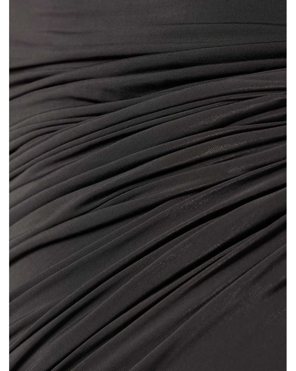 Alex Perry Black Simple One-Shoulder Maxi Dress