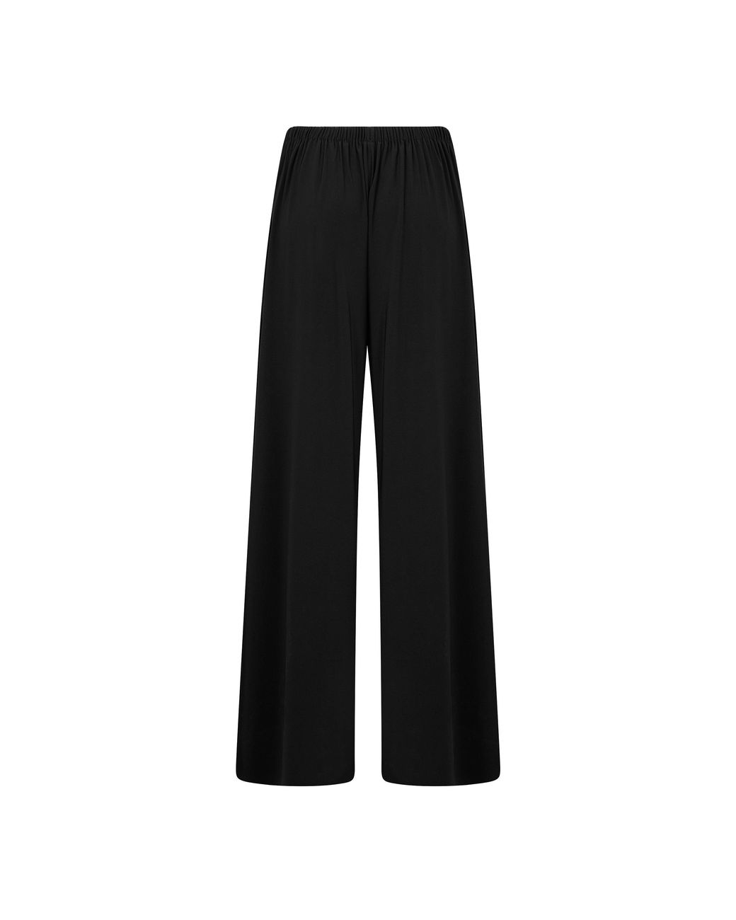Norma Kamali Black Loose High-Waisted Pants
