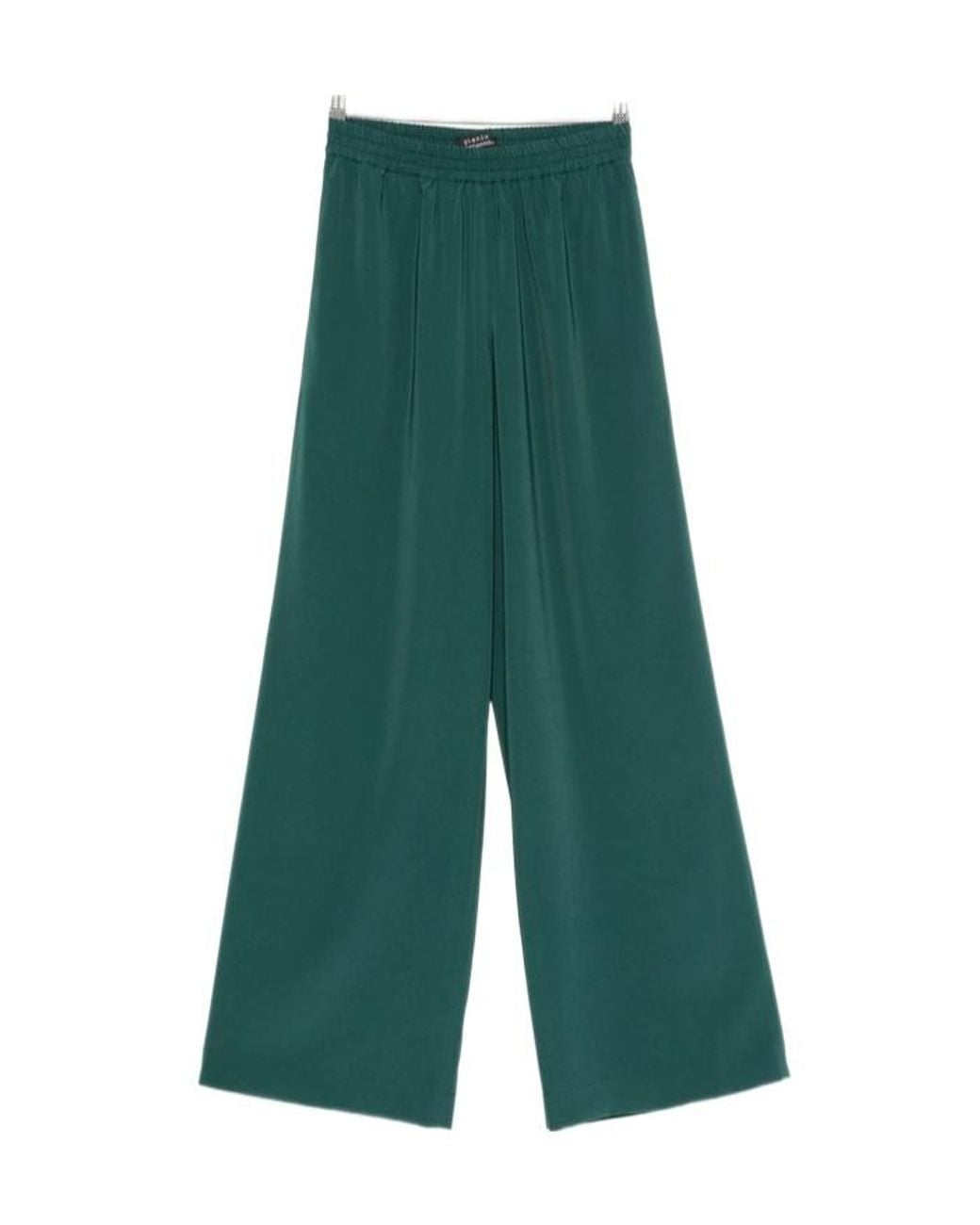 Gianluca Capannolo Green Casual Pants With An Elastic Waistband