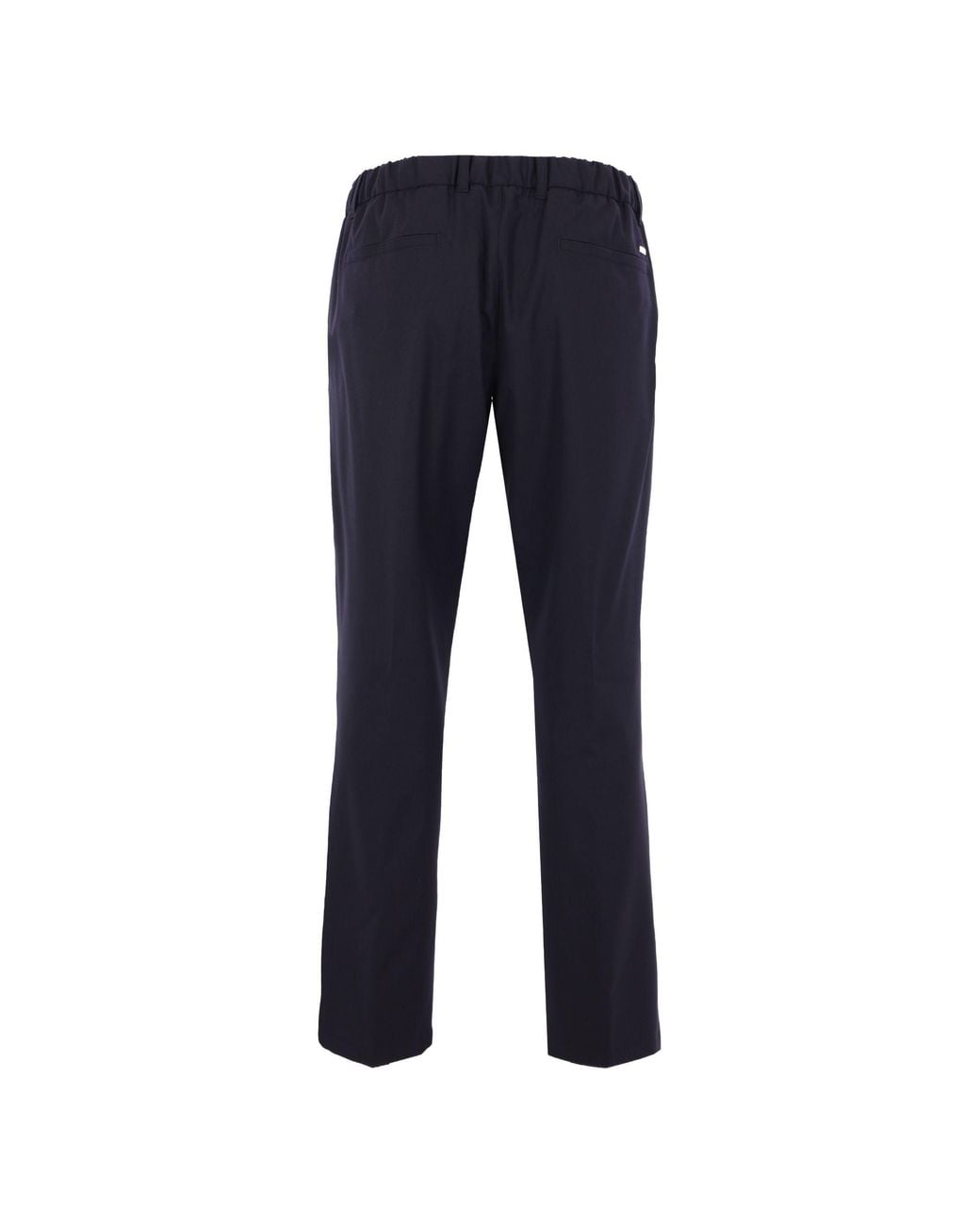 Herno Blue Logo Casual Pants for men