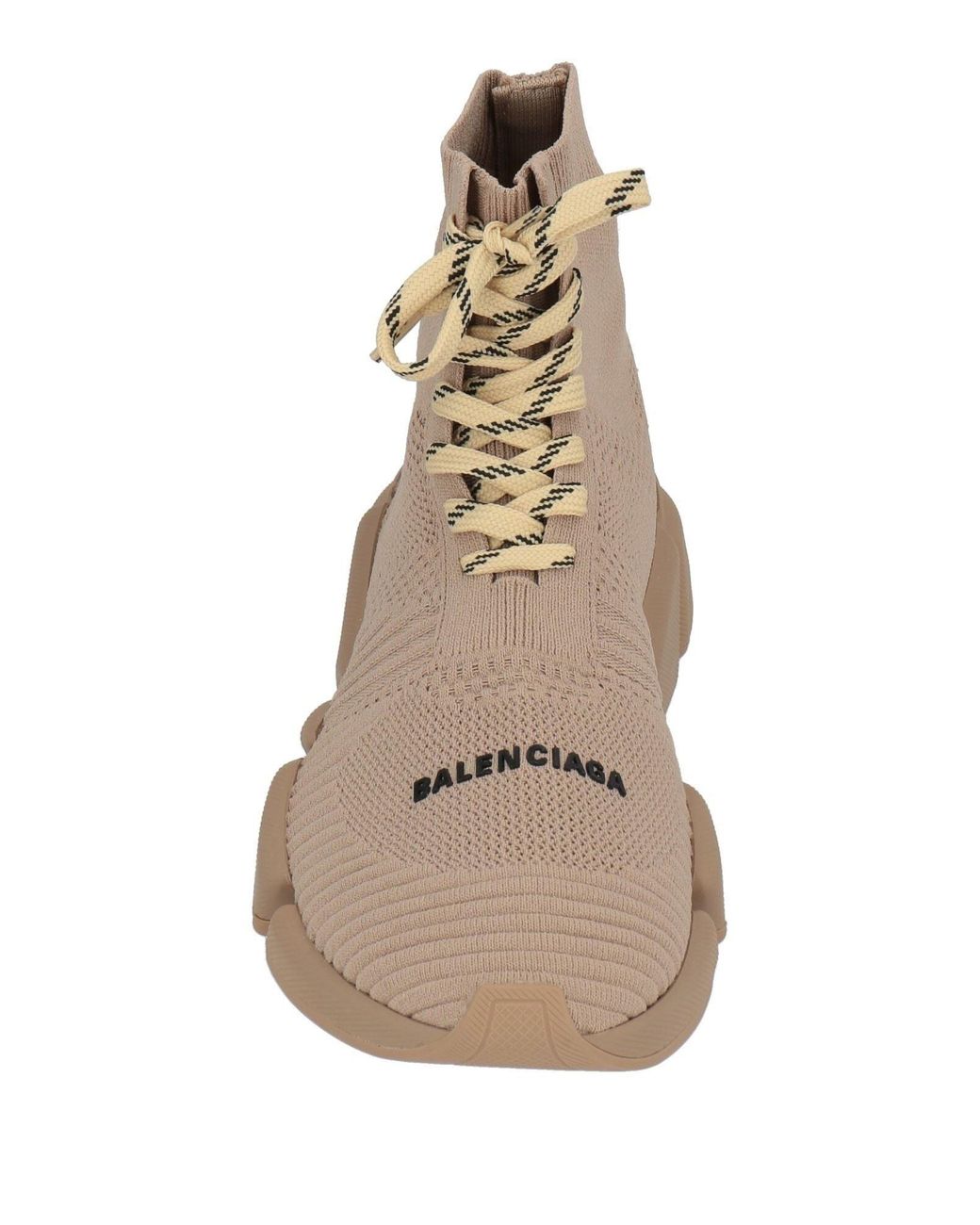 Balenciaga Brown High-Top Sneakers