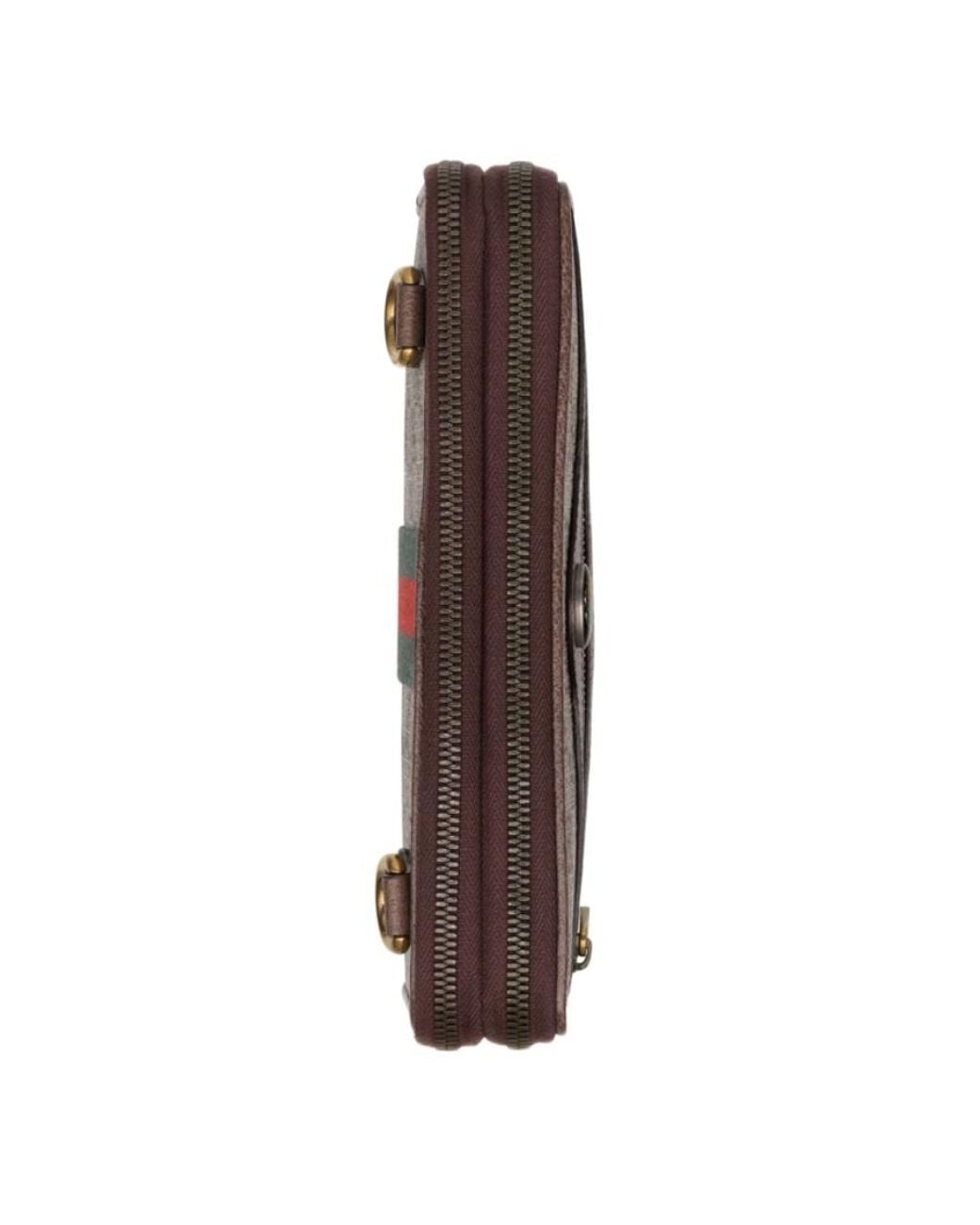 Gucci Brown Ophidia Series Small Backpacks for men