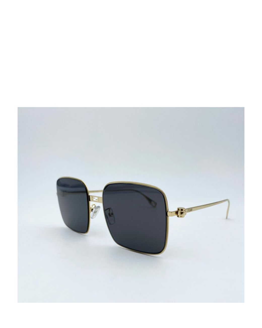 Fendi Blue Eyewear Square Frame Sunglasses