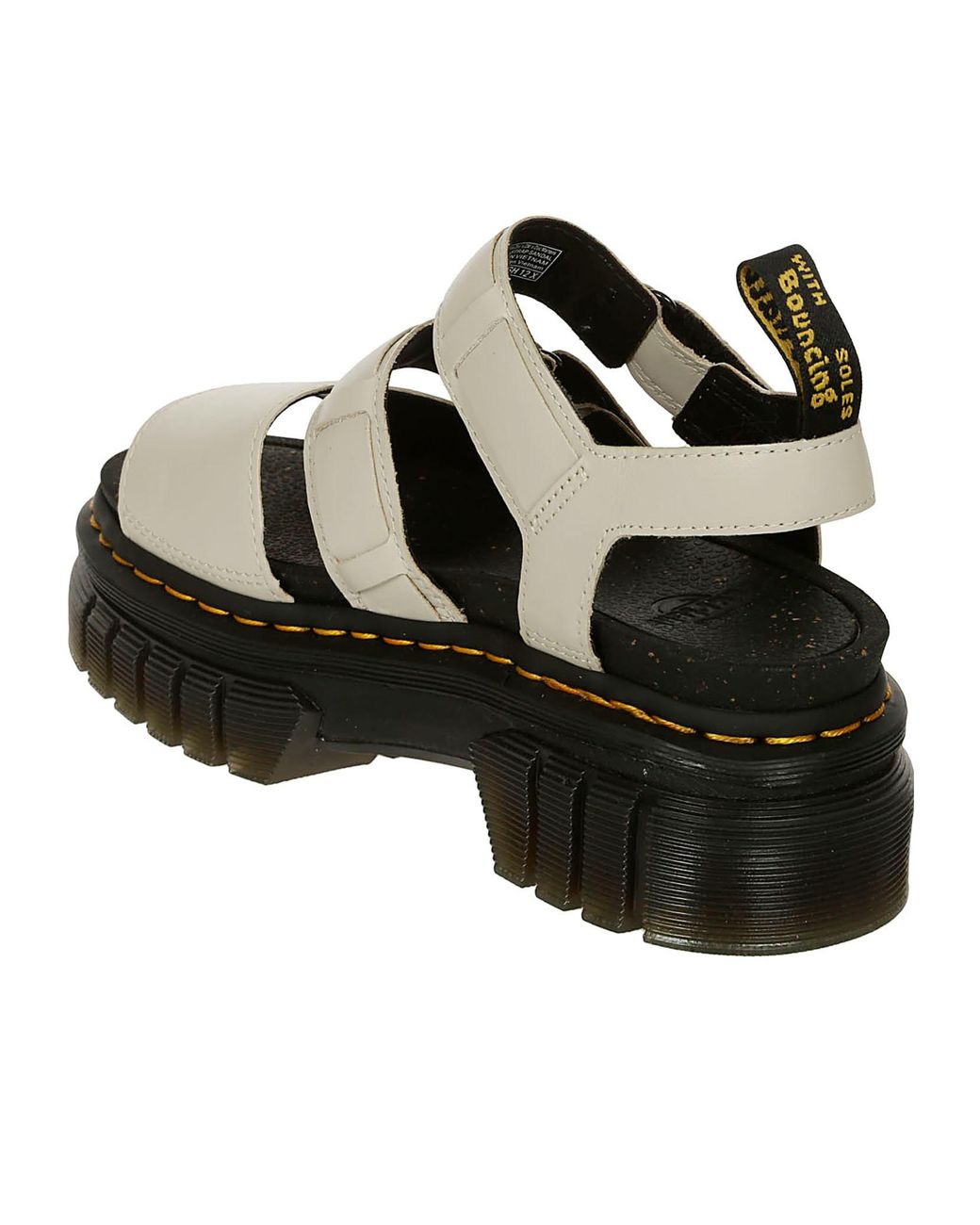 Dr. Martens Black Open-Toed Flat Sandals