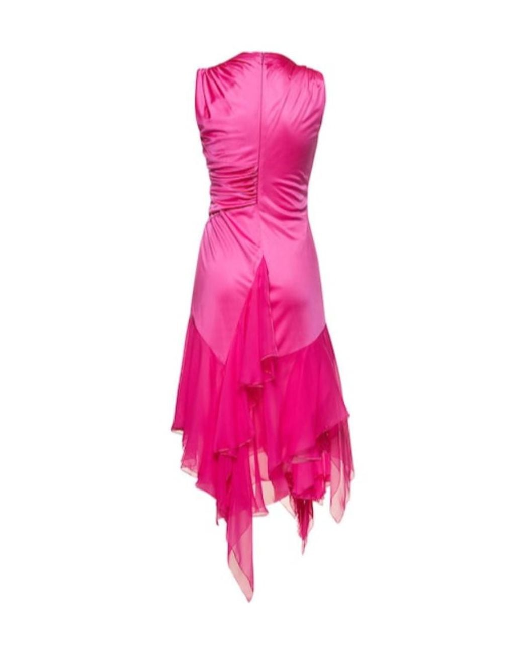 Versace Pink Plain Weave Mini Dress