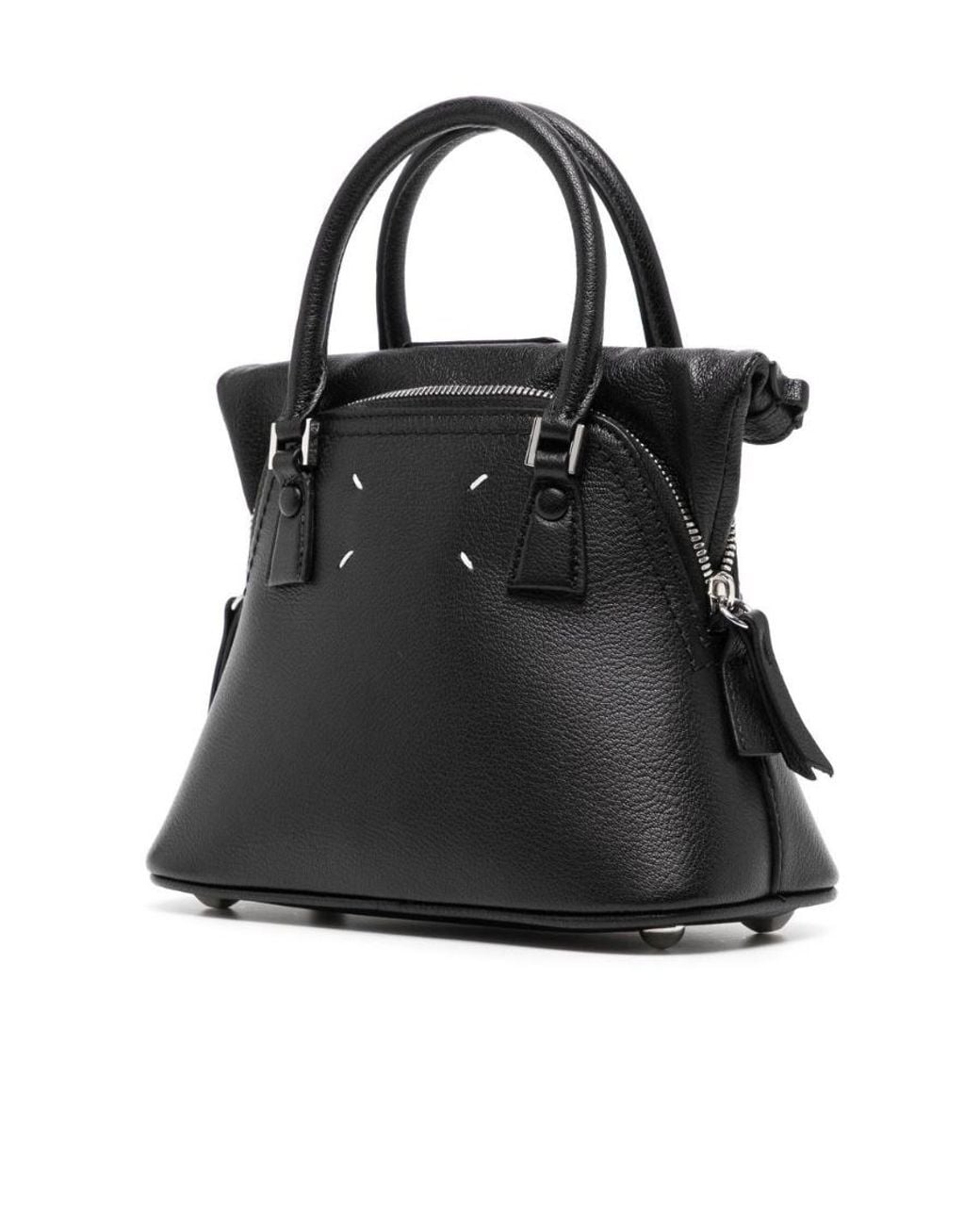 Maison Margiela Black 5Ac Classique Micro Tote Bag