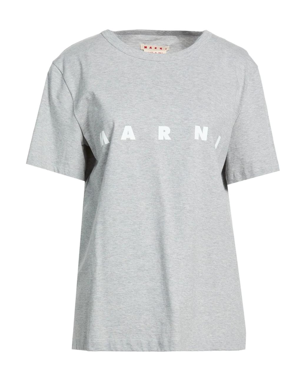 Marni Gray Crew-Neck Short-Sleeve T-Shirt