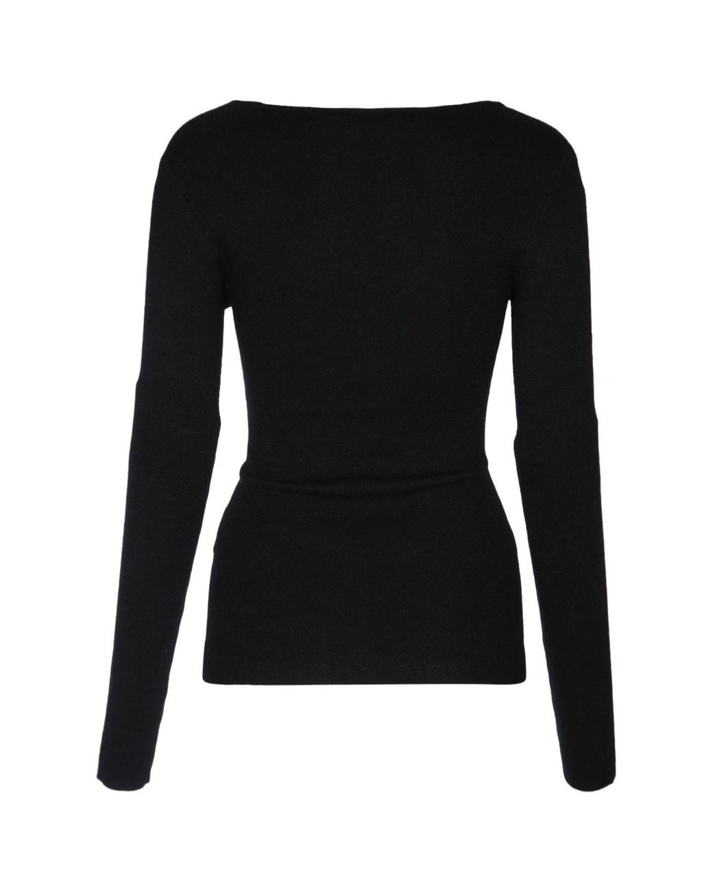 Totême Black Long-Sleeved Knitwear