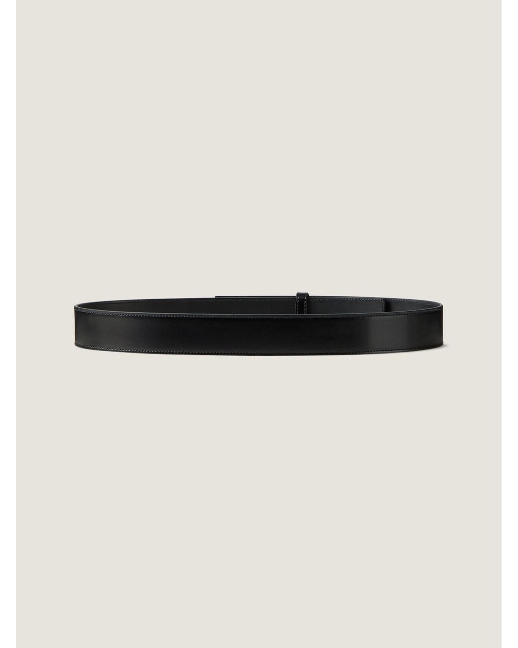 Givenchy White Logo Patch Belt