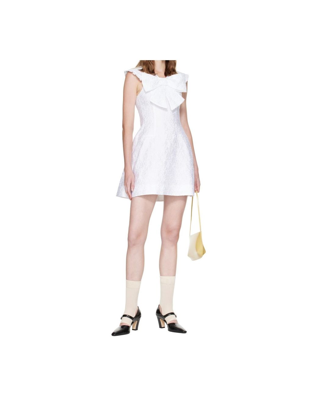 ShuShu/Tong Black Knot-Detail Dress