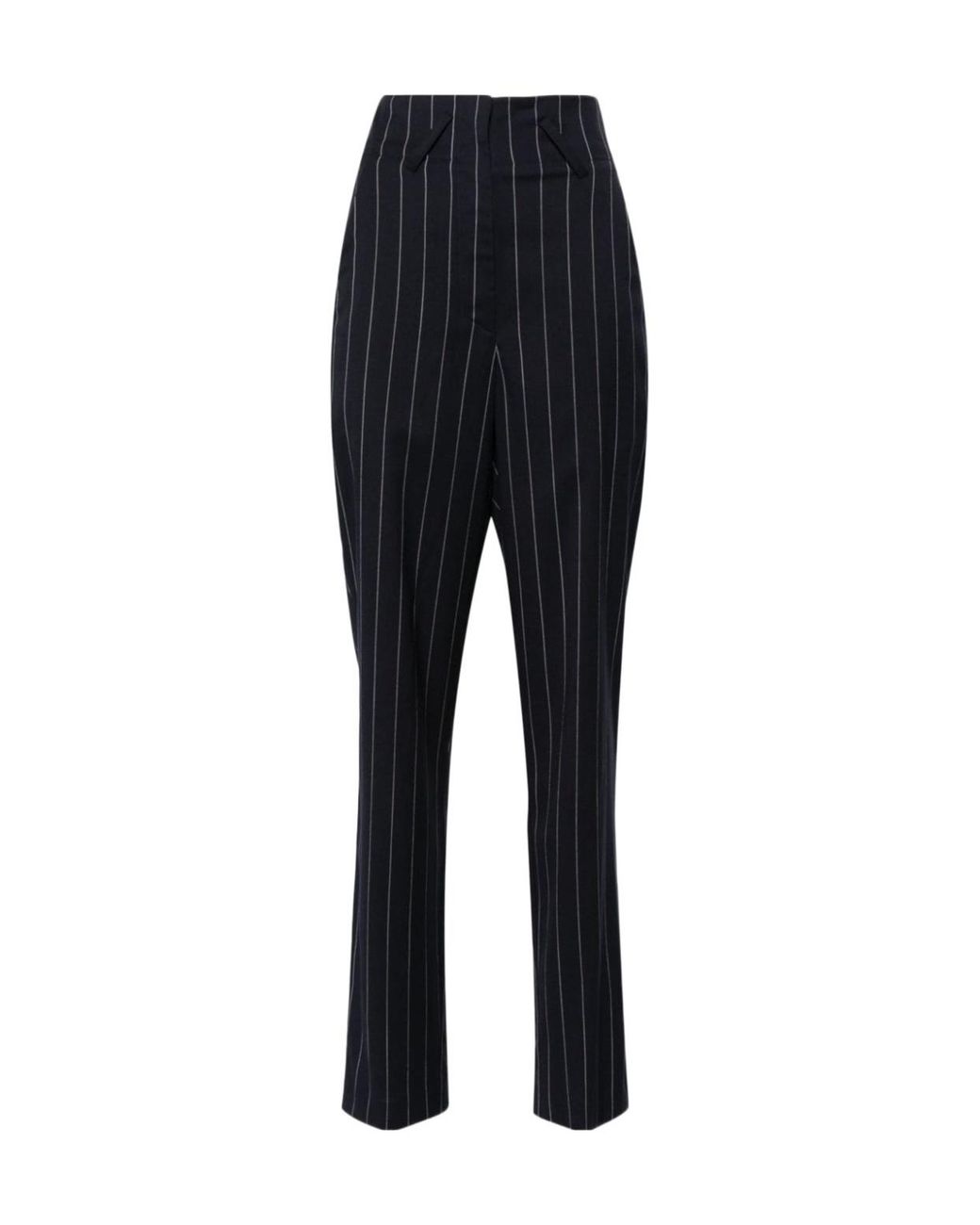 IRO Blue Striped Tapered Pants