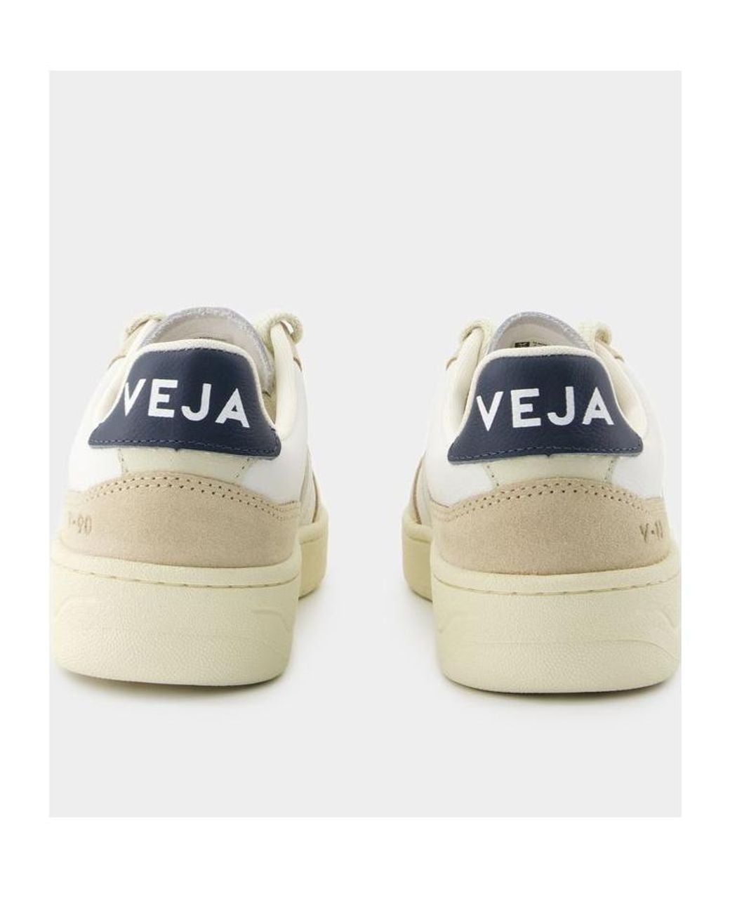 Veja Natural V-90 Lace-Up Sneakers for men