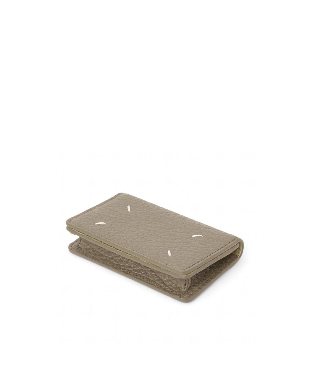 Maison Margiela Gray Four-Slot Card Holder for men