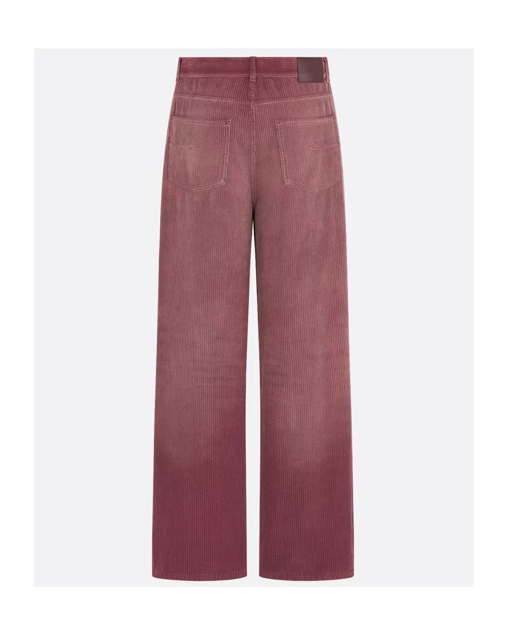 Dior Red Pants for men