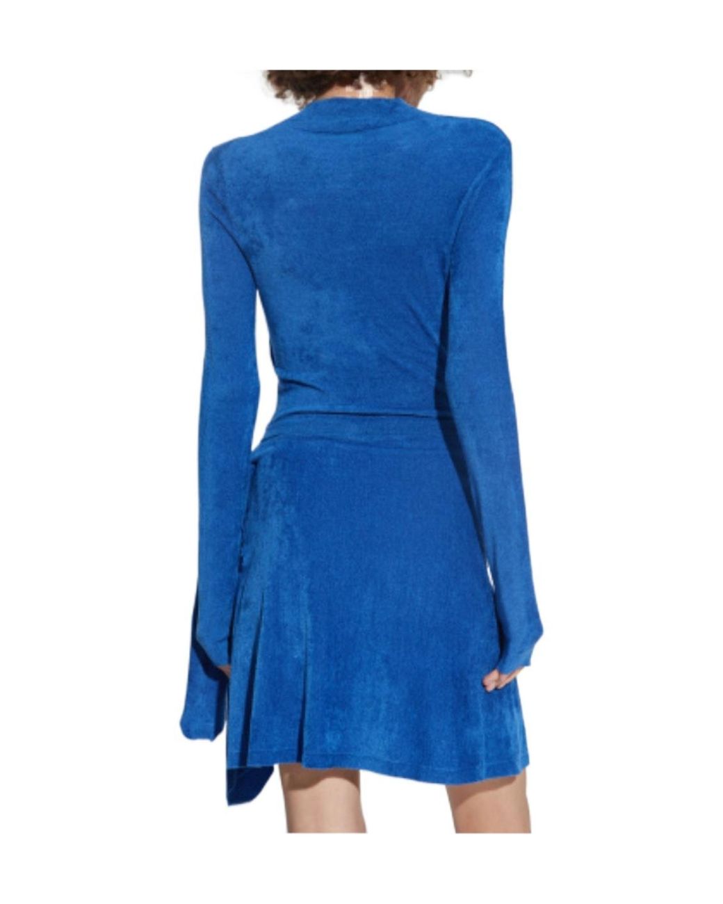 DIESEL Blue M-Cenil Cut-Out Mini Dress