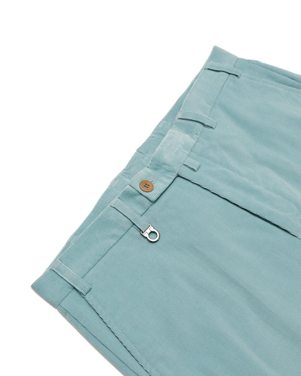 Ferragamo Blue Straight Casual Pants for men