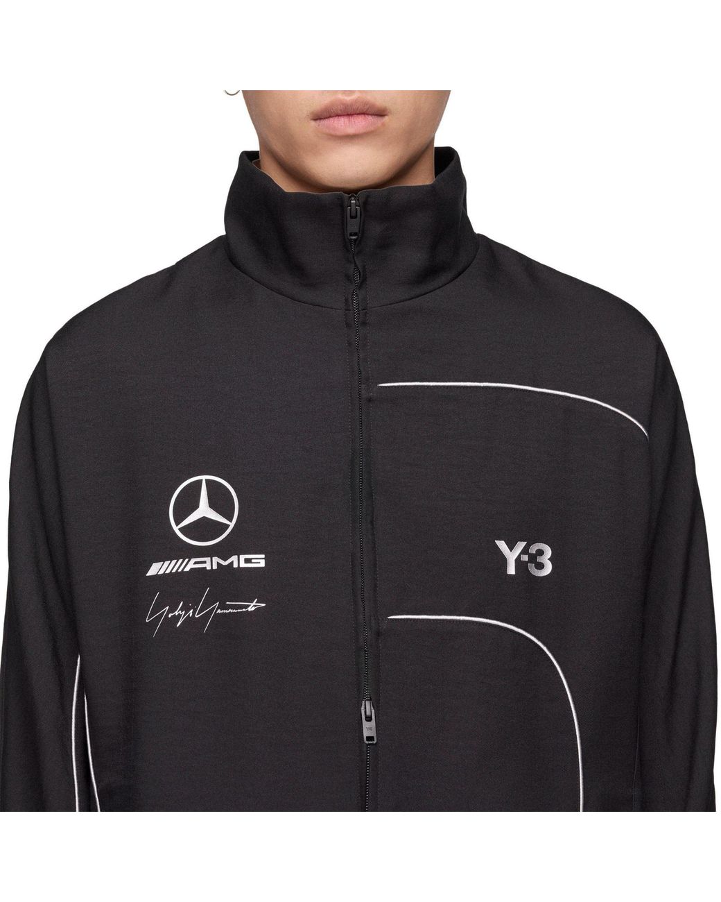 Y-3 Black Classic Stand Collar Jacket for men