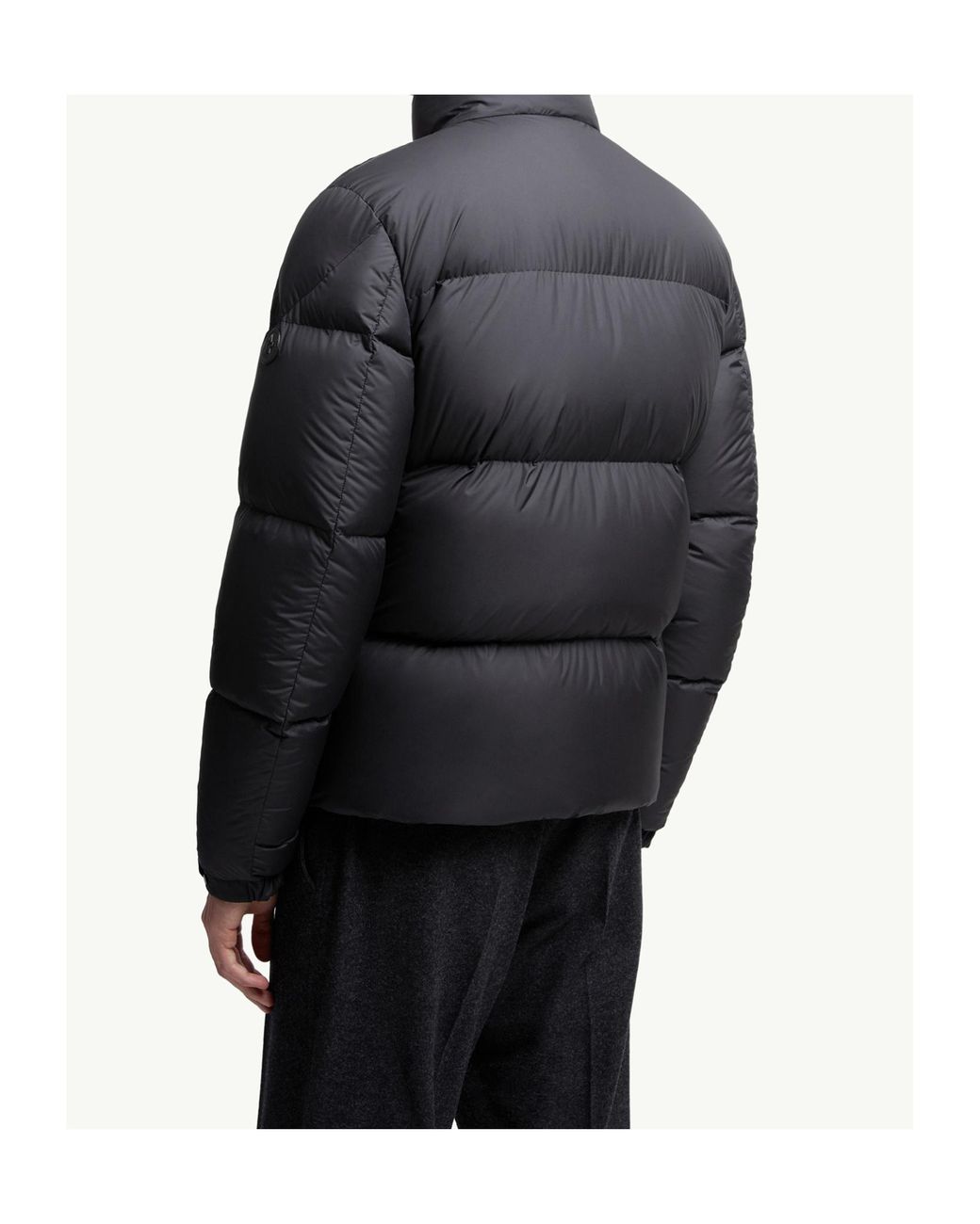 Moncler Black Chinon Square-Quilted Short Puffer Jacket for men