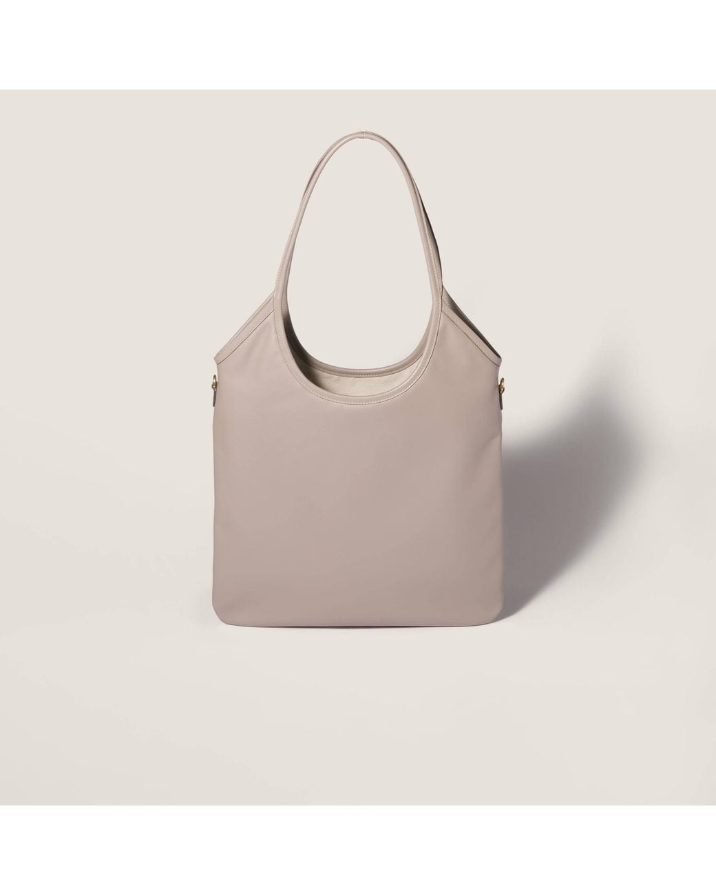 Miu Miu Gray Ivy Leather Bag