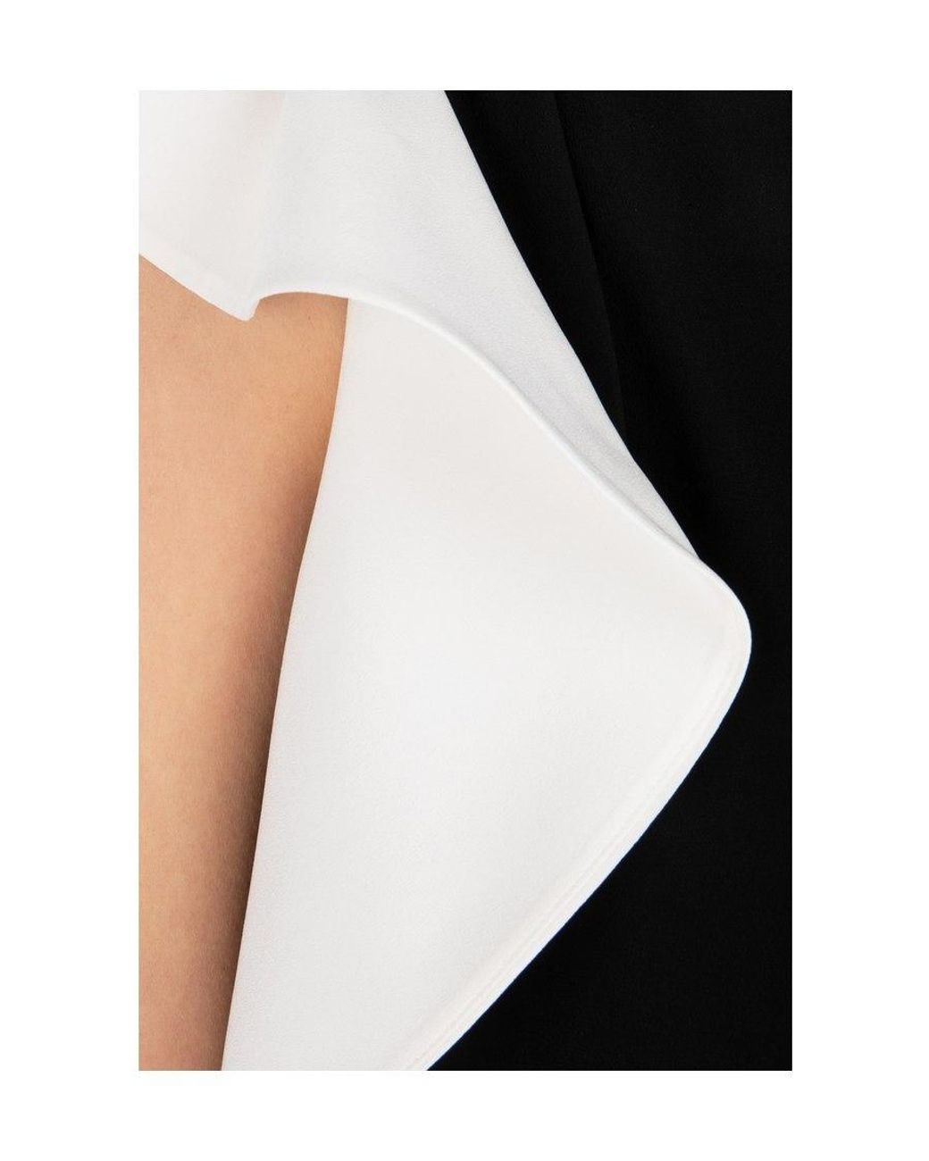 Givenchy Black One Shoulder Ruffle Dress
