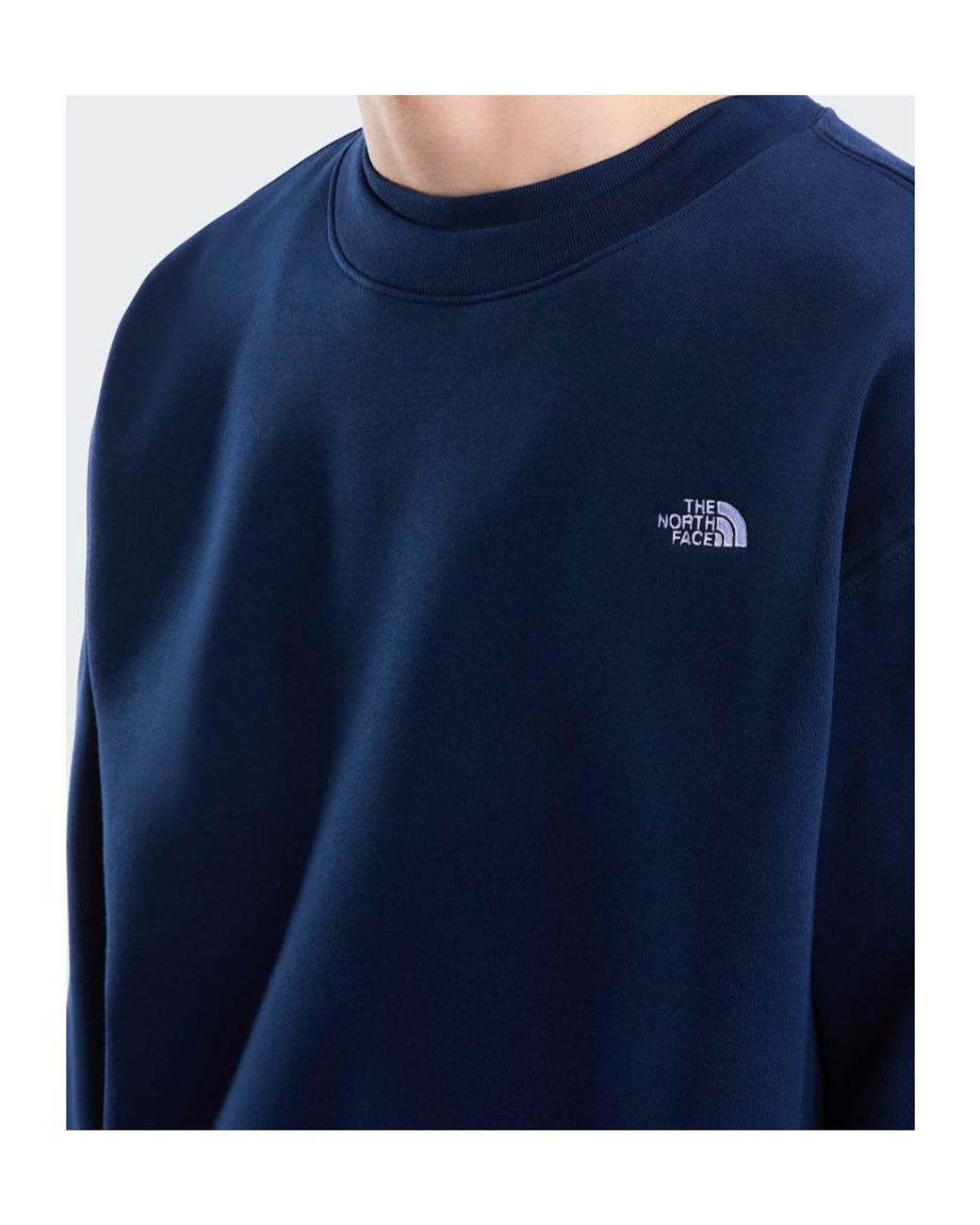 The North Face Blue Tnf Essential Simple Dome Relaxed Sweatshirt for men
