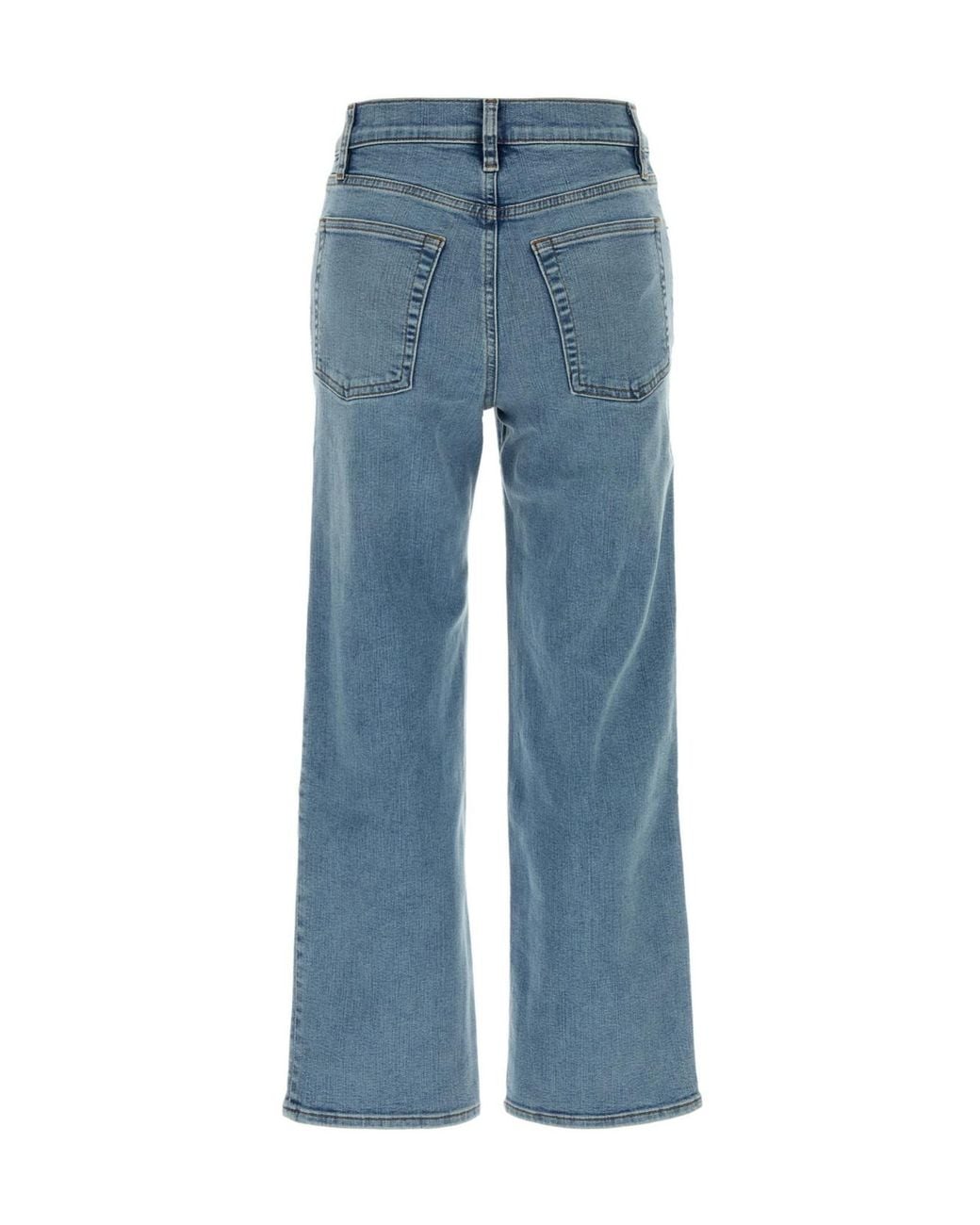 FRAME Blue The Mellow Straight Leg Jeans