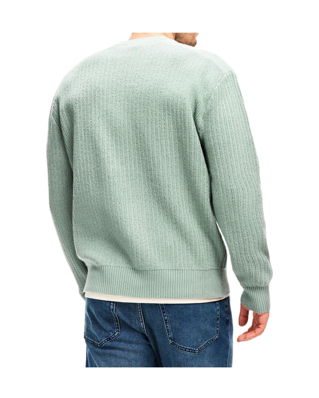 Boss Green High-Neck Long-Sleeve Knit Sweater for men