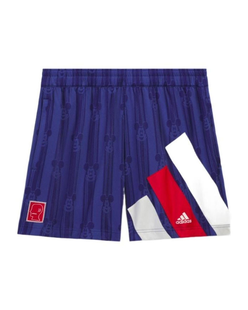 Adidas Blue Originals Brain Dead Disney Print Shorts for men