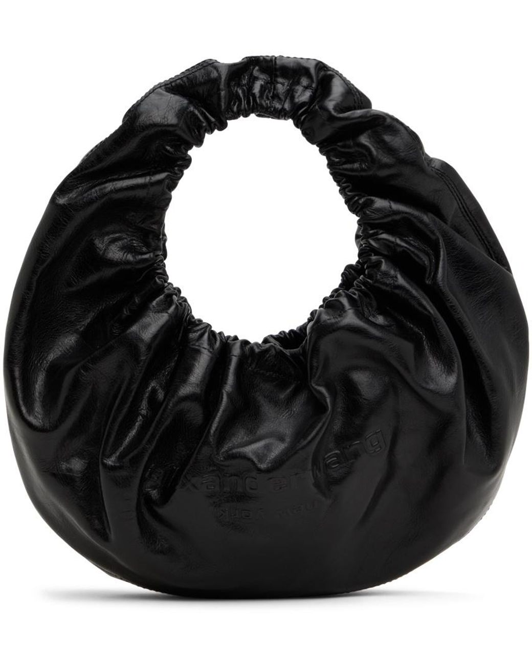 Alexander Wang Black Small Crescent Leather Bag