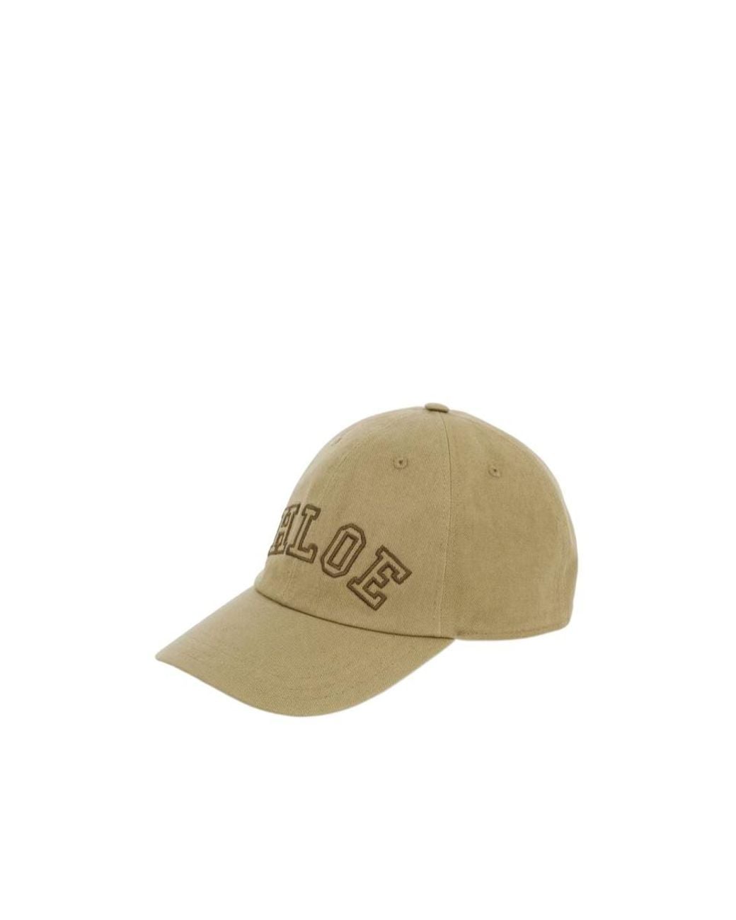Chloé Natural Chloé Logo Baseball Cap