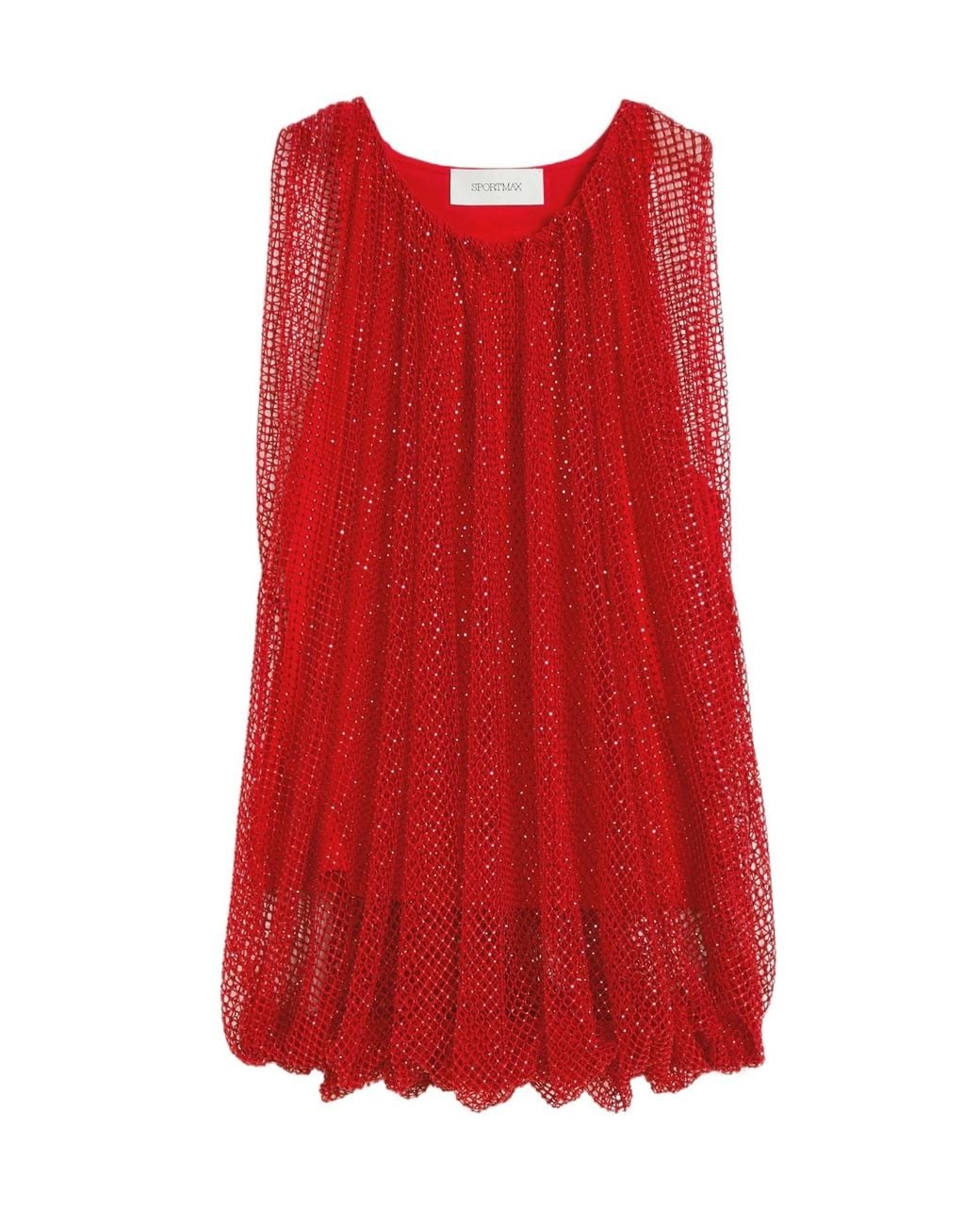 Sportmax Red Nodo Tank Top
