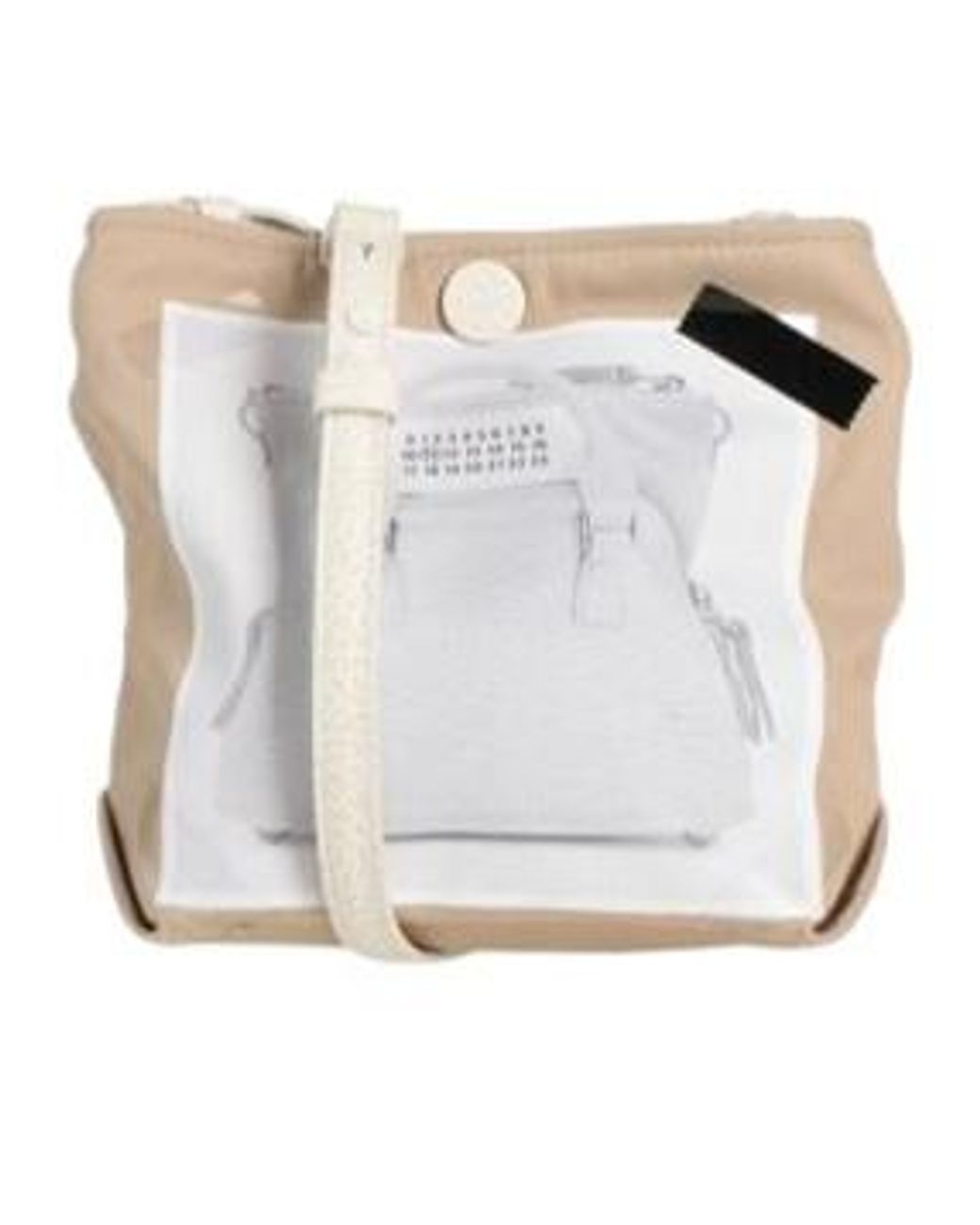 Maison Margiela White Plain Colour Cross-Body Bags