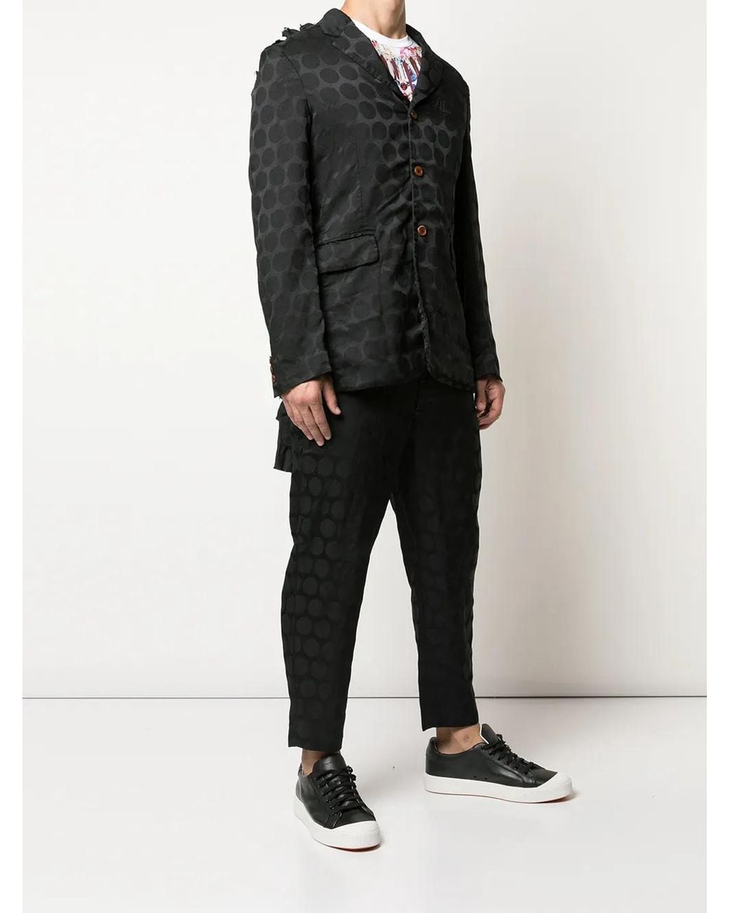 Comme des Garçons Black Long Sleeve Blazer for men