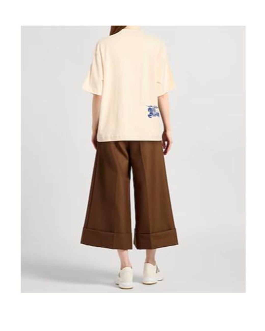 Burberry Natural Basic T-Shirts