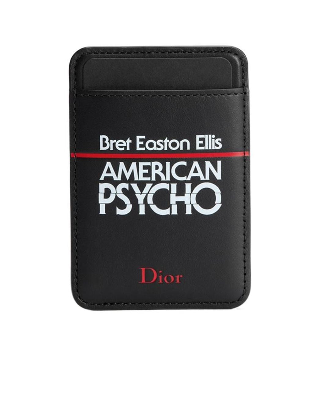 Dior Black Magnetic Card Holder for men