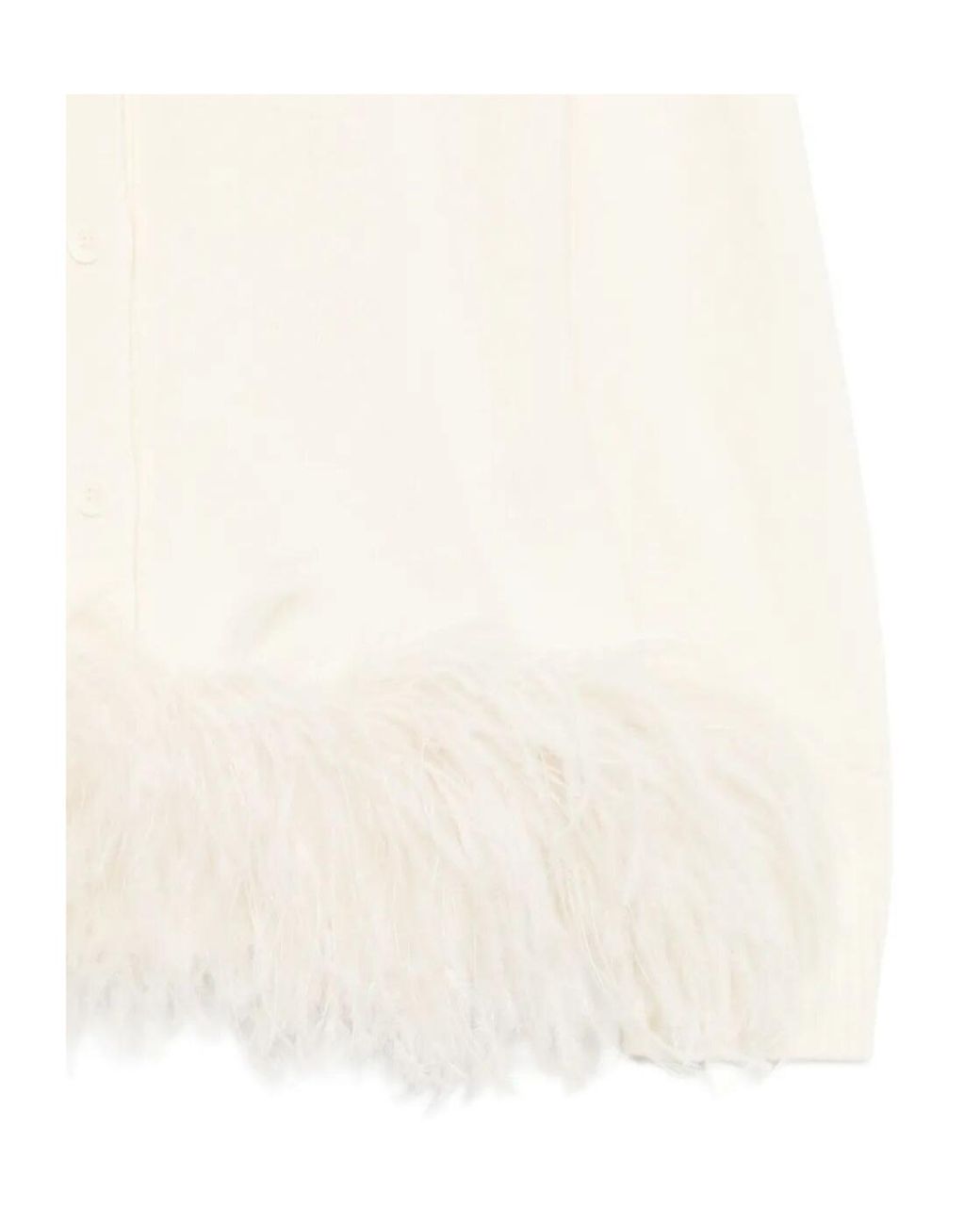 P.A.R.O.S.H. Natural Long-Sleeved Knitted Cardigan