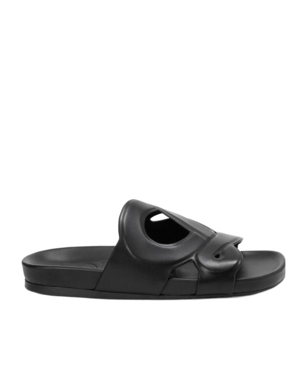 Loewe Black X Paula & Apos;S Ibiza & Apos;S Ease Monogram Leather Sandals for men