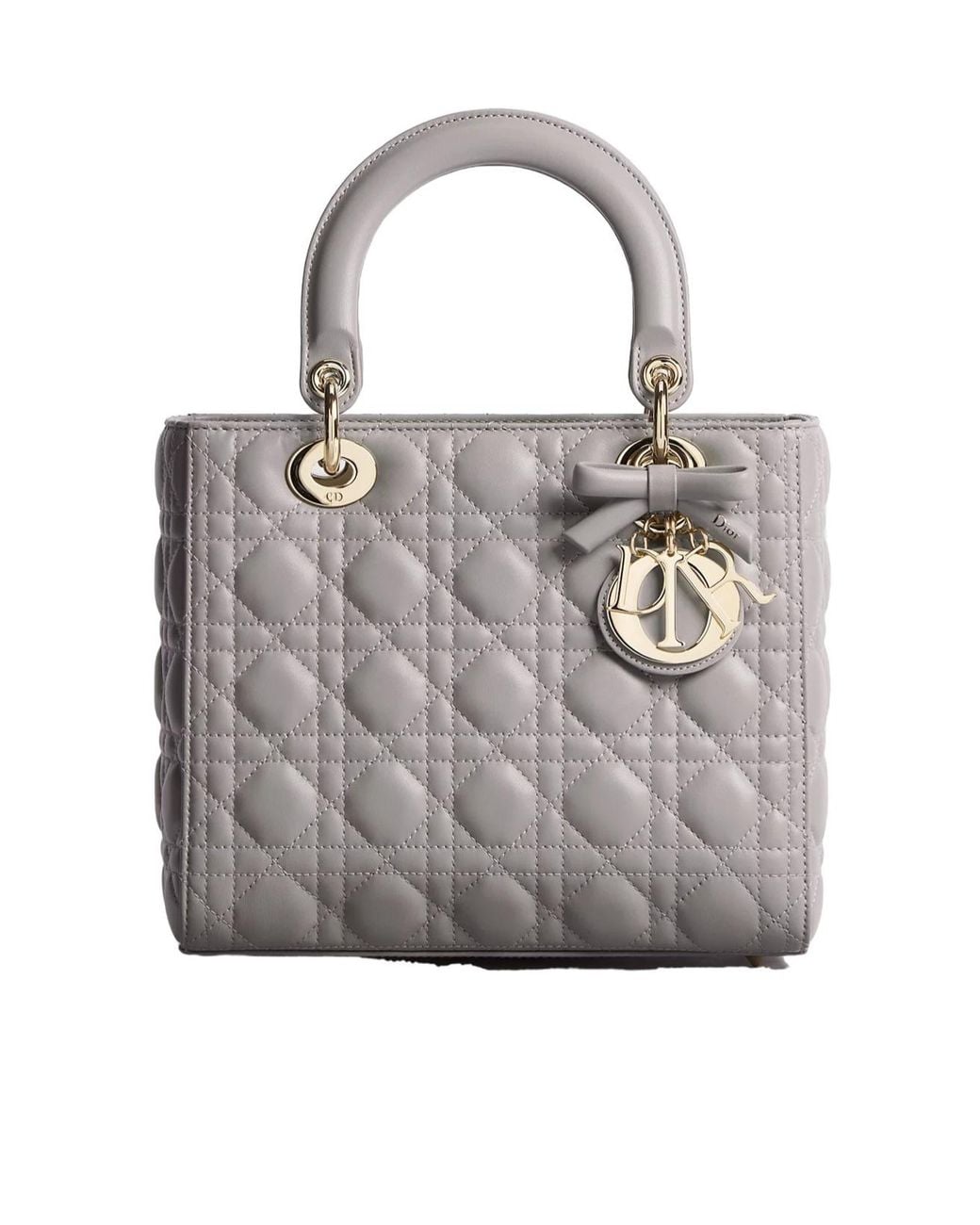Dior Gray Medium Lady Bag