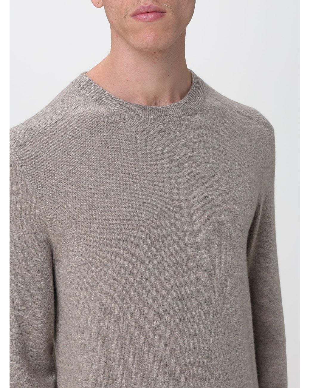 Brioni Natural Cashmere Jumper for men