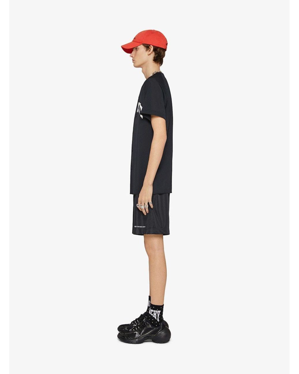 Givenchy Black College Baseball Shirt for men