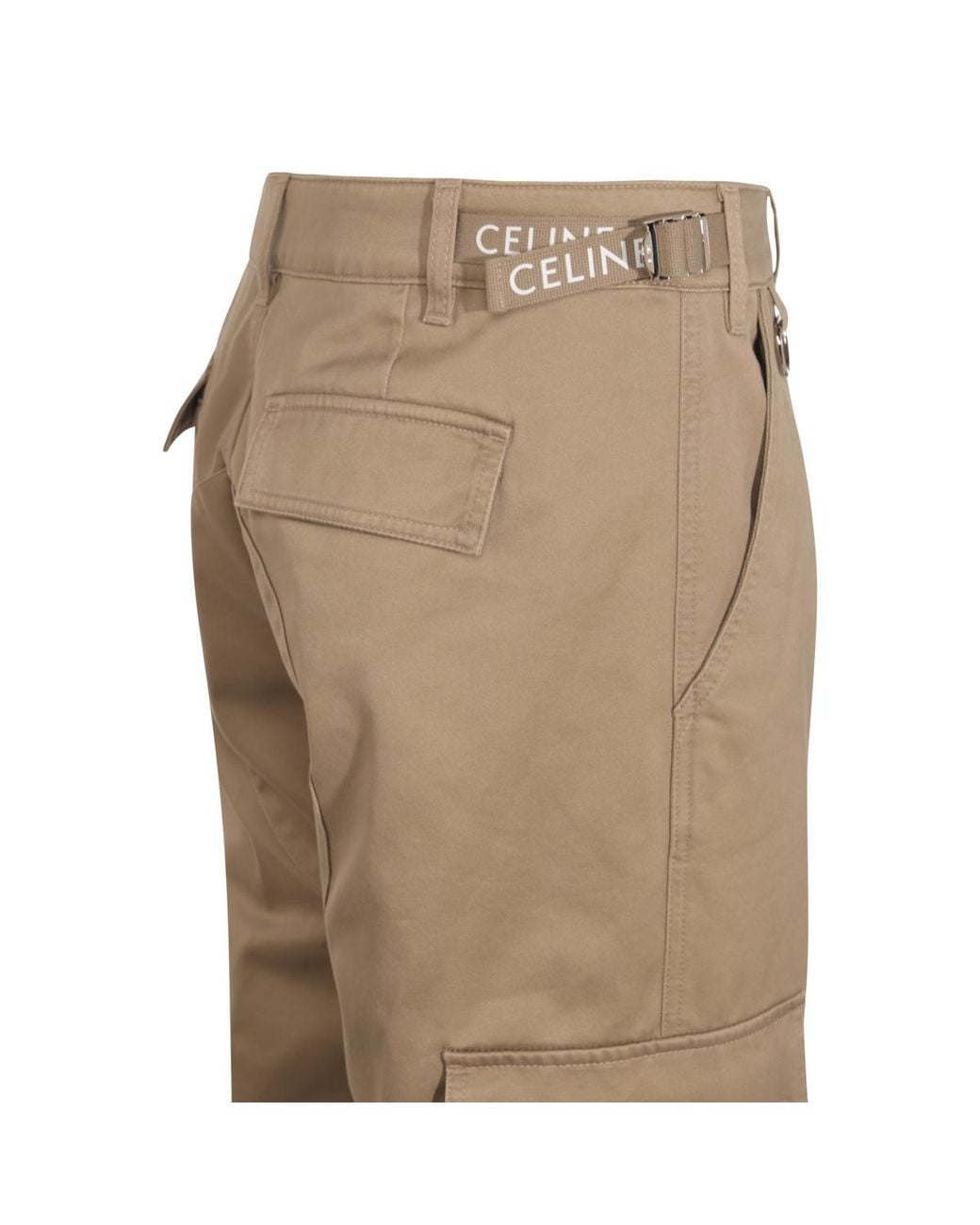 Céline Gray Cargo Pants for men