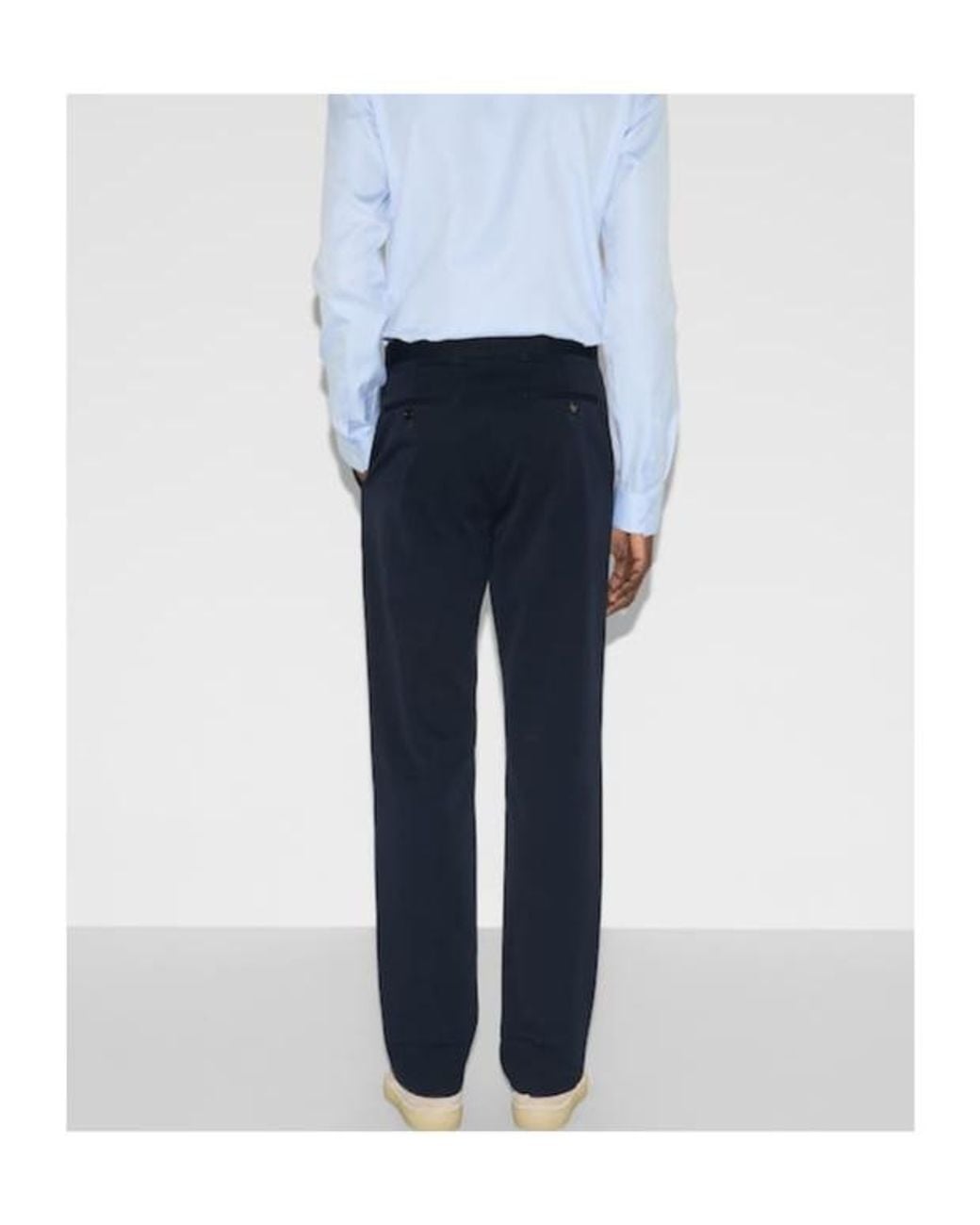 Gucci Blue Logo Detailed Straight-Leg Pants for men