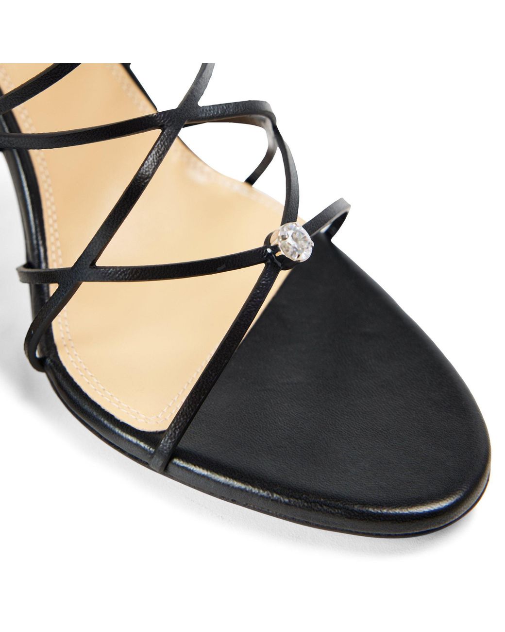 Melissa Metallic Strappy Heeled Sandal
