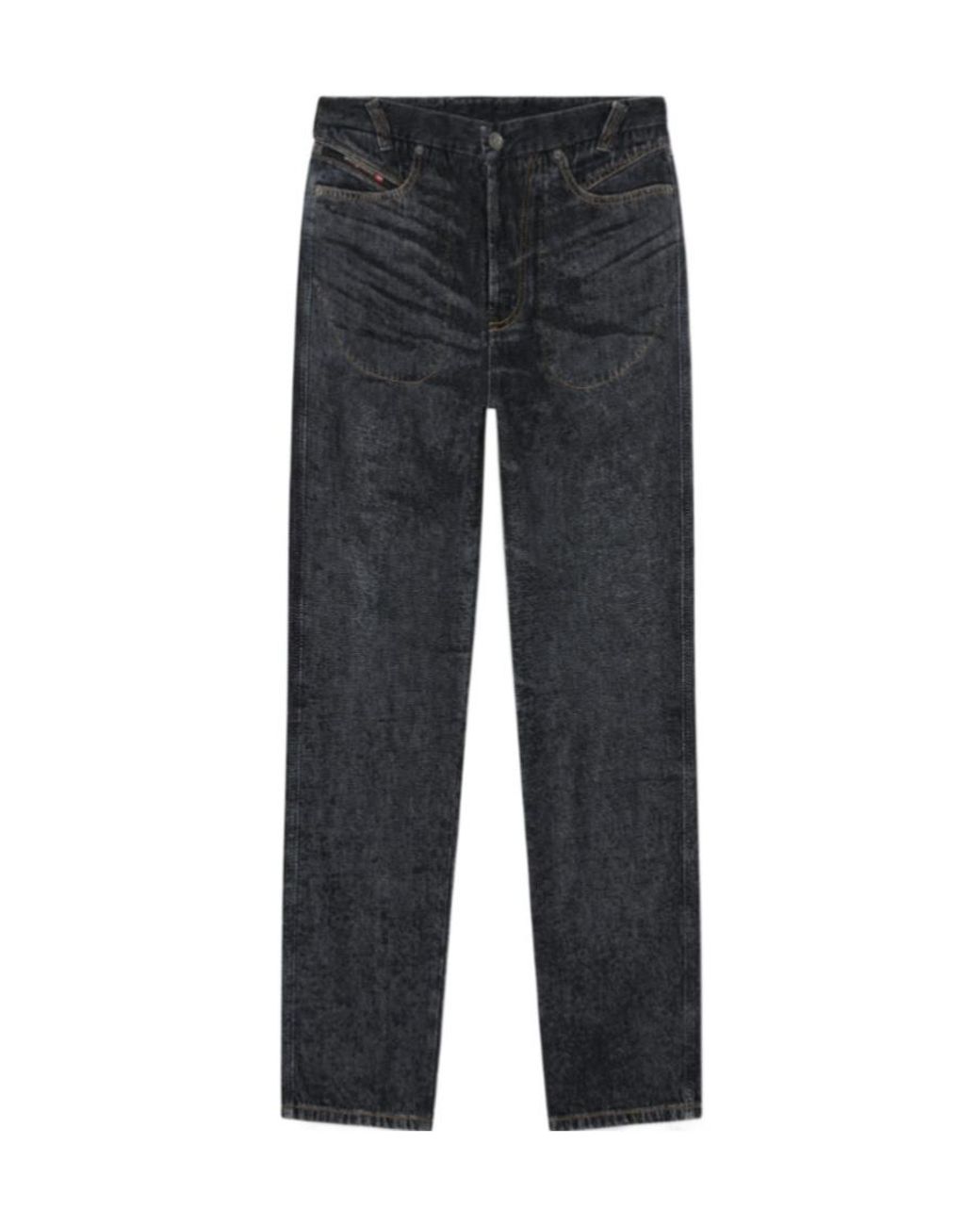 DIESEL Gray D-Macrus-S Jeans for men