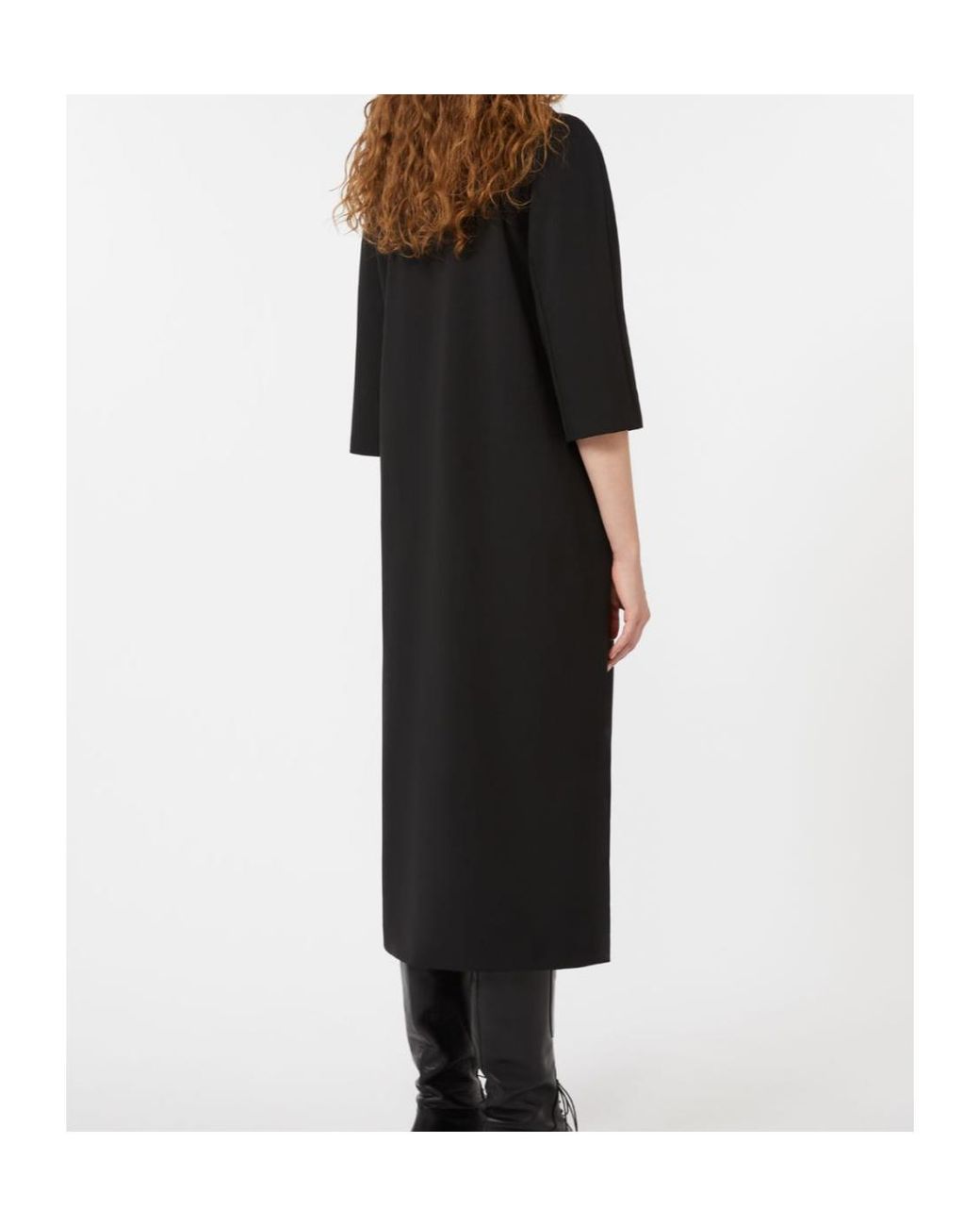 Weekend by Maxmara Black Woollen Cloth Dress
